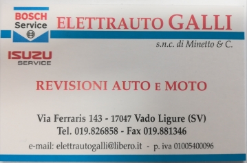 ELETTRAUTO GALLI ELETTRAUTO GALLI